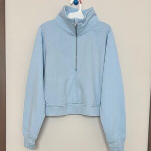 All in Motion Light Blue Kids Half-Zip Sweatshirt